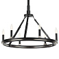 Emmala 24" 6 Light Chandelier in Black люстра 52420BK Kichler — фото 7