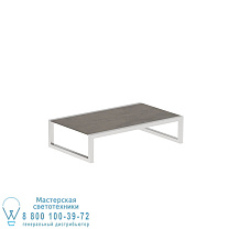 ПРИСТАВНОЙ СТОЛИК NINIX 150X90CM ИЗ НЕРЖАВЕЮЩЕЙ ЧАСТИ И КЕРАМИКИ TERRA MARRONE Royal Botania