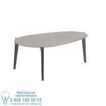 СТОЛИК ДЛЯ ЧАЯ 100X60CM H40 БРОНЗОВАЯ КЕРАМИКА CEMENTO LUMINOSO Royal Botania