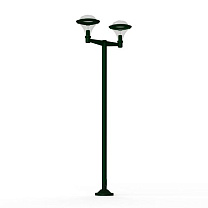 Dallas N° 11; Smoked polycarbonate E27 75W; Fir green