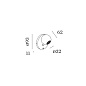 Встраиваемый настенный светильник LECA snooze SEMI-RECESSED 1.0 Wever & Ducre — фото 3