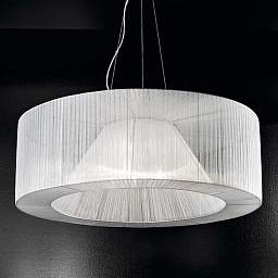 9026/5S ice IDL Atena подвесной светильник с рифленым плафоном из прозрачного стекла