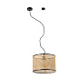 64315-48 MAMBO BLACK PENDANT LAMP E27 ø320*213ø320 RATTAN L подвесной светильник Faro barcelona