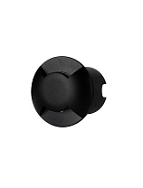 Sandy Black Aluminium LED 1Watt 220-240Volt 26Lm IP67 3000K Cut Out: 4.3 cm D:6 W:5.4 cm
