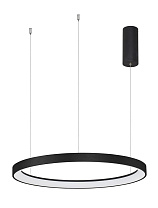 Triac Dimmable Sandy Black Aluminium & Acrylic LED 48 Watt 220-240 Volt 2773Lm IP20 3000K D: 60 H: 150 cm