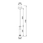 8965 Mantra Spark подвесной светильник 7W 1000lm 3000K — фото 8