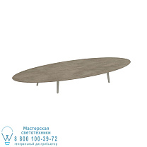 НИЗКИЙ СТОЛ STYLETTO LOUNGE 320X140CM ГРИБНЫЕ НОЖКИ КЕРАМИЧЕСКАЯ СТОЛ TERRA SABBIA Royal Botania