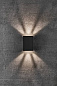 2019041003 Fold 10 Nordlux уличный настенный светильник черный