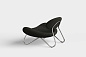 Meadow lounge chair Nara 0003/Chrome Woud, кресло