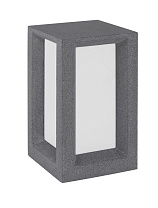 Black Sandstone Cement & Acrylic LED E27 1x12 Watt Bulb Excluded 100-240 Volt IP65 L: 20 W: 20 H: 35 cm