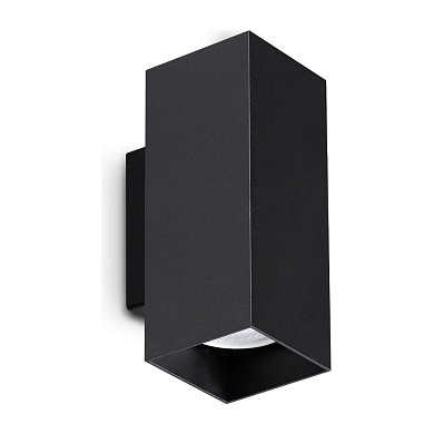 Настенный светильник Look AP2 SQUARE D60 H150 Ideal Lux 353937, черный