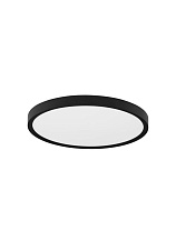 Black ABS Acrylic LED 24 Watt 220-240Volt 2400Lm IP20 3000-4000-6500K CCT by Dip Switch D:30 H: 2.5 cm