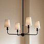 Pallas 25" 4 Light Chandelier Black люстра 52520BK Kichler