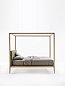 Кровать с балдахином Ziggy Bed Porada из массива дерева — фото 1