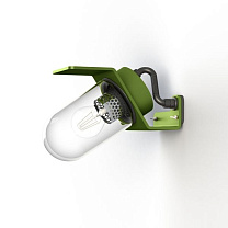 Sherlock N° 1; Clear glass E27 42W; Fern green