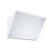 Wall fixture IP65 Curie Glass 260mm E27 60W White