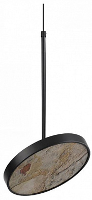 подвесной светильник цилиндрической формы чёрный