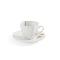 SE09642 Seletti Kintsugi Фарфоровая кофейная чашка + тарелка №2 — фото 1