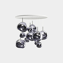 Подвесная система Tom Dixon Melt Mega - Дымчатый полированный Поликарбонат