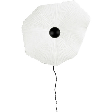 настенный светильник с абажуром в форме цветка