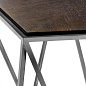 110615 Side Table Pentagon charcoal oak veneer SIDE TABLES Eichholtz