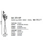 IDL Dado 371/4P CRISTALLO торшер — фото 1