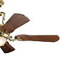 60" Kimberley Fan LED Burnished Antique Brass люстра-вентилятор 300208BAB Kichler — фото 1