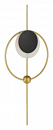SL6507.341.01 ST-Luce Dali накладной настенный светильник круглой формы в цвете шампань