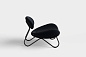 Meadow lounge chair Vidar 554/Black Woud, кресло — фото 1