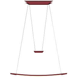 T42-887-30-25 Oligo Lisgo Sky подвесной светильник с красным дисковым плафоном