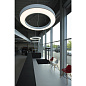 133851 SLV MEDO RING 90 pendant, LED, white подвесная кольцевая люстра — фото 4