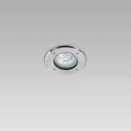 RAY110-stainless-steel-round-trim Arcluce RAY110 Встраиваемый уличный светильник