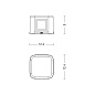 KUBS 6 W double spot 10° Landa настенный светильник KU30PAR1 — фото 4