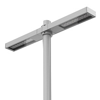 DOOKU600 DOUBLE TOP POLE 102 3000K ST2 1..10V GRY