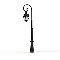 Avenue 2 N° 8; Opal PMMA Built-in LED 2700°K warm white 13W; Dark black