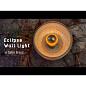 MLWL440 Mullan латунное бра Eclipse с призматическим стеклом, 20 см, IP20 — фото 2