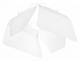 202486 Lightstar Rullo потолочный плафон металлический белый с лепестковыми элементами