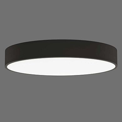 ACB Iluminacion Isia 3453/80 Потолочный светильник Textured Black LED 1x88W 3000K 8440lm, CRI-90, интегрированный светодиод, затемнение DALI/Push