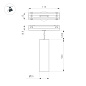 Трековый светильник Arlight MAG-VIBE-SPOT-HANG-R35-10W — фото 1