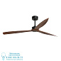 33430 JUST FAN Matt black/wood ceiling fan 178cm люстра с вентилятором Faro barcelona