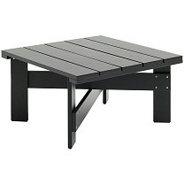 Crate Low Table 75×75 см, массив сосны, лак на водной основе, черный