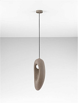 Stone Brown Polyurethane & Resin LED G9 1x5Watt 100-240Volt IP20 Bulb Excluded L:18 W:48 H:250 cm