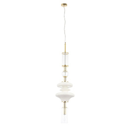 VALENCIA SP1.2 GOLD Crystal Lux VALENCIA подвесной светильник золотистого цвета с вытянутым корпусом