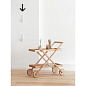 2601-8400 Exit Design House Stockholm Тележка на колёсиках из дуба для кухни и гостиной — фото 4