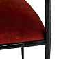 4896 Barbana Chair Rust Velvet Arteriors мягкое сиденье