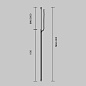 Шинопровод Maytoni Busbar trunkings Arity Черный TRX233-VL-1B — фото 5