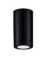 Sandy Black Acrylic Polycarbonate Diffuser LED GU10 1x10Watt 100-240Volt IP54 Bulb Excluded D:7.6 H:14 cm