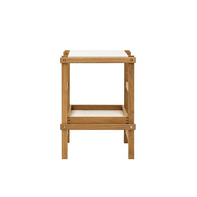 2737-8401 Frame Design House Stockholm Небольшой приставной столик из дерева в минималистичном стиле