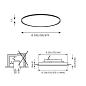 5742584601 Louis Poulsen  Потолочный светильник Lp Slim Round Recessed ⌀680 — фото 1