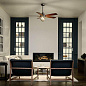 52" Lydra Fan Olde Bronze люстра-вентилятор 310073OZ Kichler — фото 1